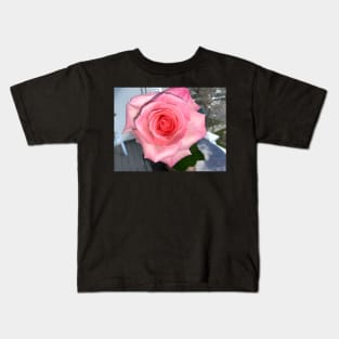 Pink Promise Rose For Breast Cancer Awareness Kids T-Shirt